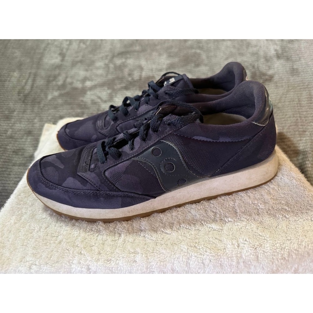 Saucony Jazz Low Pro Mens 10.5 Navy Blue Camo Sneakers S70445-8